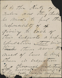 [Victoria Woodhull Martin] autograph note, [Bredon's Norton, Worcestershire, Eng.?], approximately 1901-1927