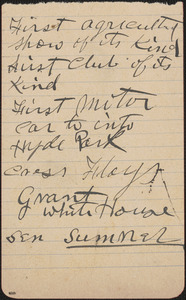 [Victoria Woodhull Martin] autograph note, [Bredon's Norton, Worcestershire, Eng.?], approximately 1901-1927