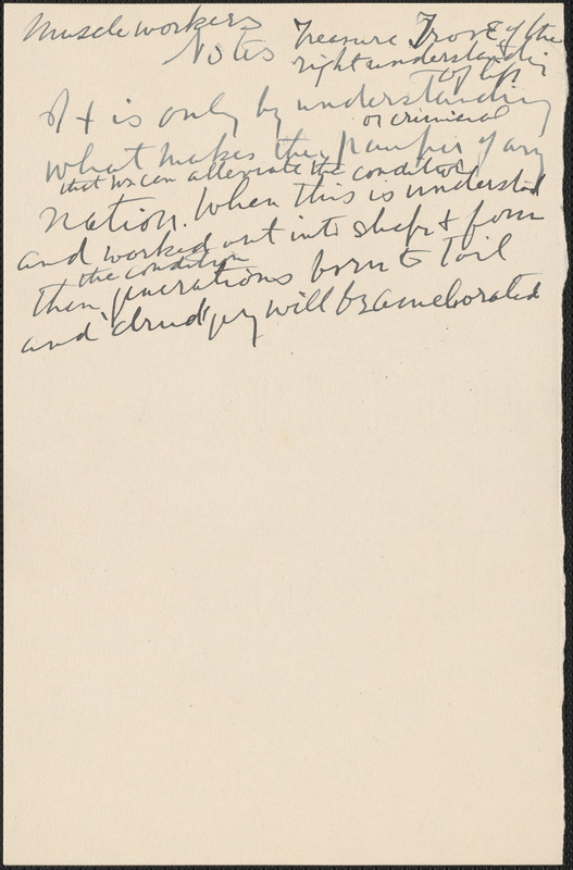 [Zula Maud Woodhull] autograph note, [Hove, Sussex, England, approximately 1927-1930?]