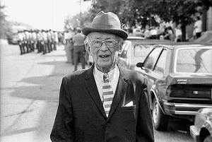 Attendee, Sgt. Cashin funeral