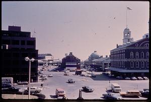 Faneuil Hall area, showing Faneuil Hall, Quincy Market and North Market