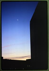 Boston 1997: 1 Ashburton (right) at dusk looking towards Gov Ctr.