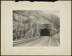 The east portal of Hoosac Tunnel