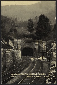 Western portal, Hoosac Tunnel, North Adams, Mass.