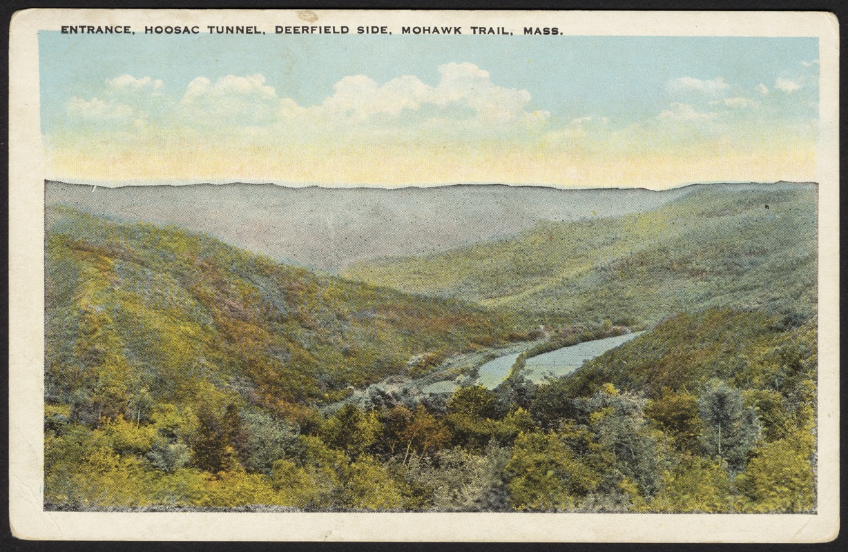 Entrance, Hoosac Tunnel, Deefield side, Mohawk Trail, Mass.