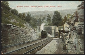 Hoosac Tunnel, western portal, North Adams, Mass.