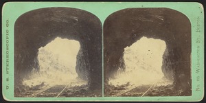 Hoosac Tunnel and vicinity, (looking out from one of the tunnel portals)
