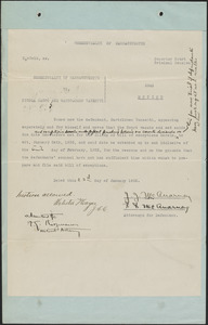 Motion of defendant Bartolomeo Vanzetti to extend time for filing exceptions to February 10,1922