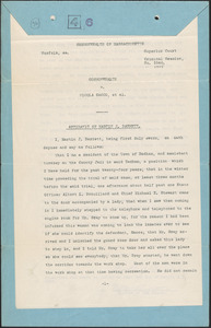 Affidavit of Martin J. Barrett