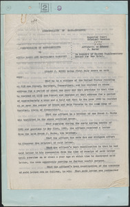 Affidavit of Edward P. Burke