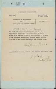 Affidavit of Roy E. Gould