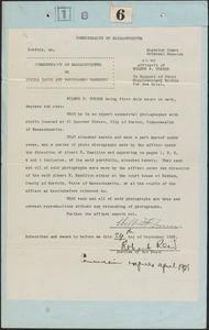 Affidavit of Wilbur F. Turner in Support of First Supplementary Motion