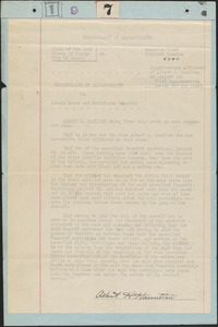 Affidavit of Albert H. Hamilton in Support of First Supplementary Motion
