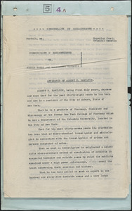 Affidavit of Albert H. Hamilton