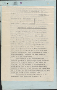 Supplementary Affidavit of Albert H. Hamilton