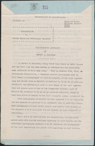 Supplementary Affidavit of Merton A. Robinson