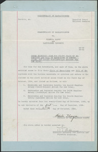 Order extended time for filing Claim of Exception on Second, Third, and Fourth Supplementary Motion for new trial to and including December 1, 1924