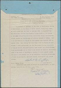 Affidavit of Herbert B. Caffrey