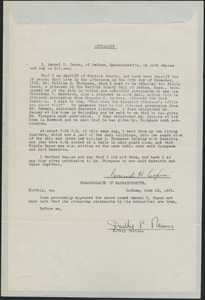 Affidavit of Samuel H. Capen