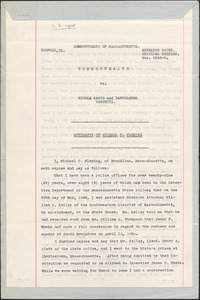 Affidavit of Michael F. Fleming