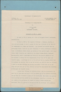Affidavit of John F. Carney and newspaper clippings