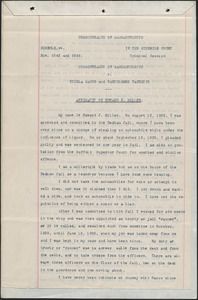 Affidavit of Edward J. Miller