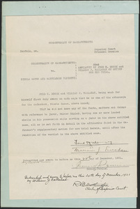 Affidavit of Fred H. Moore and William J. Callahan on Motion for new trial