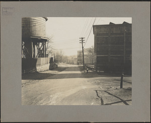 Photograph of Pearl Street at South Braintree across the east side of the railroad track