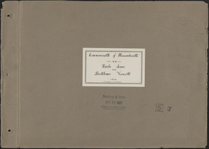 Photograph Album of Mortal Bullet Exhibit 18 and Lowell Test Bullets, Albert H. Hamilton, Analytical Chemist and Wilbur F. Turner, Photographer