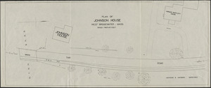 Plan of Johnson House in Bridgewater, MA