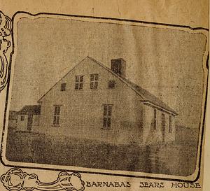 Relics of early South Yarmouth - Barnabas Sears House, South Yarmouth, Mass.