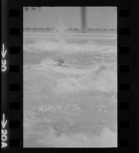 Splash from swimmer in YWCA pool