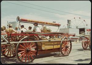 Niagara of Brunswick, ME, antique fire apparatus on parade