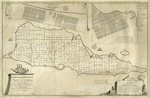 Tilforladelig kort over Eylandet St. Croix udi America