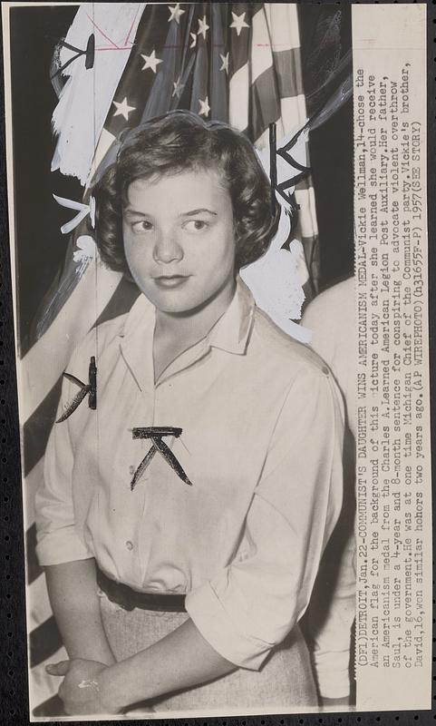 Communist's daughter wins Americanism medal