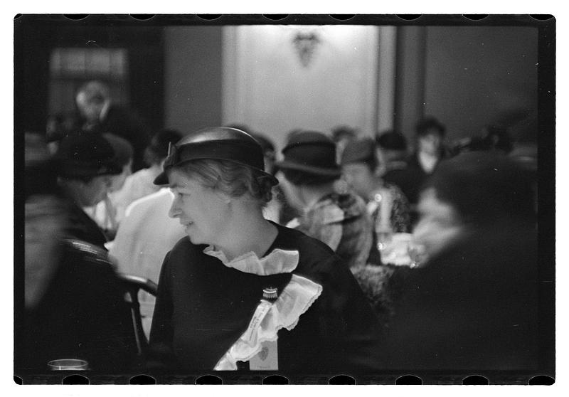 Mrs. Cecil R. Nickolls, at Youth Conference - Hotel Statler