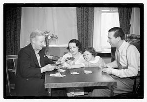 Bebe Daniels and family