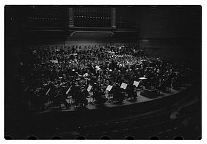 Recording "La Mer" for Victor R.C.A., Dr. K & Boston Symphony Orchestra, also recording mch.
