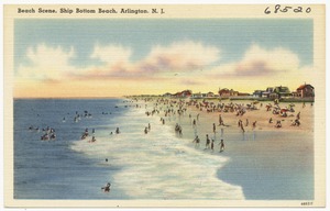 Beach scene, Ship Bottom Beach, Arlington, N. J.