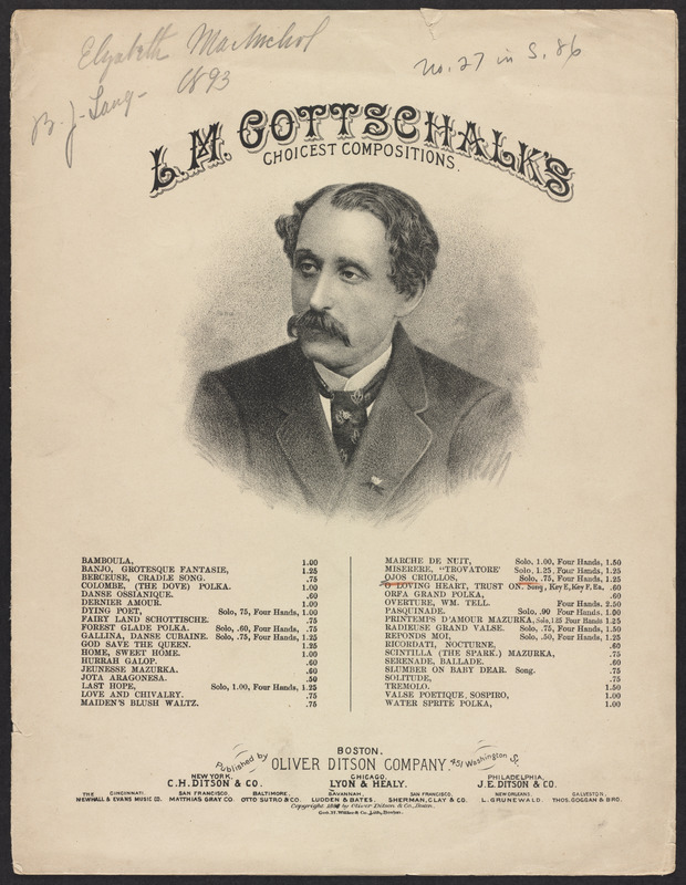 L.M. Gottschalk's choicest compositions