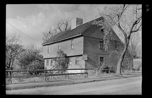 The White-Ellery House (1704), a venerable "salt-box" once served as the town tavern, Gloucester