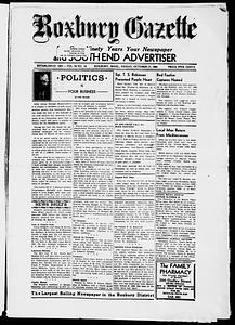 Roxbury Gazette and South End Advertiser, October 17, 1952