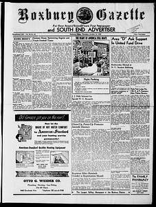 Roxbury Gazette and South End Advertiser, October 16, 1958
