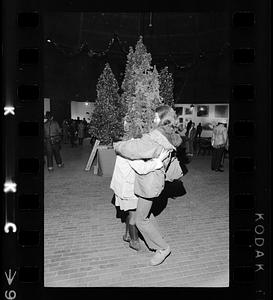 Christmas-time dancing in Cyclorama, South End
