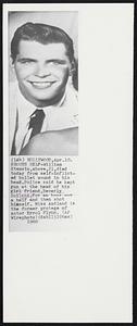 Shoots Self-William Stanciu,above,21,died today from self-inflicted bullet wound in his head. Police said he kept gun at the head of his girl friend, Beverly Aadland, for an hour and a half and then shot himself. Miss Aadland is the former protege of actor Errol Flynn.