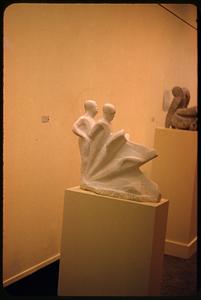 A sculpture on display