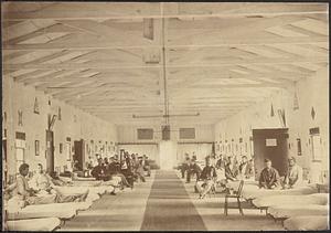 Interior of an Army hospital, 1864