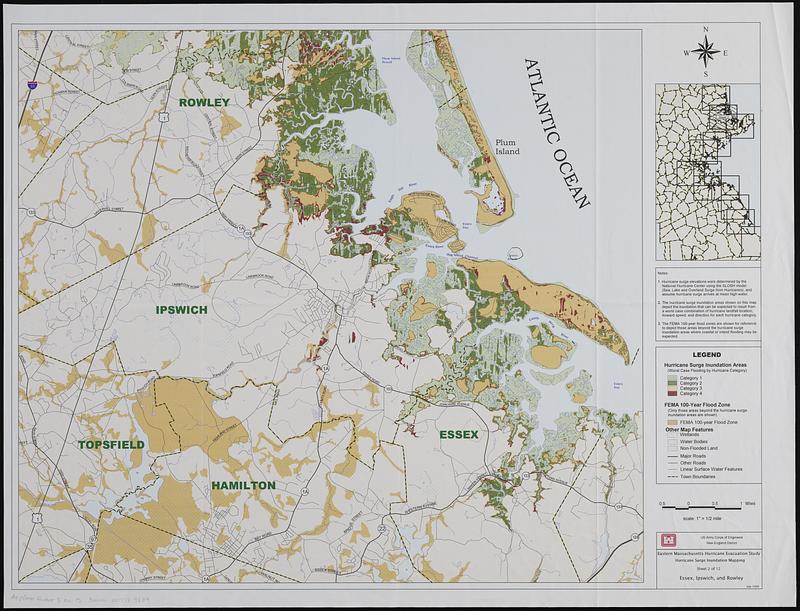 Eastern Massachusetts hurricane evacuation study