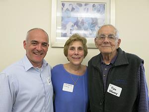 Lou, Katherine, and Ron Kfoury at the Lebanese and Syrian Community Digitization Day (2025)