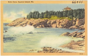 Kid's Cave, Squirrel Island, Me.
